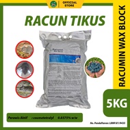 Bayer Racumin 5kg Wax Block Racun Tikus Profesional Coumatetralyl 0.0375% Umpan Berkesan