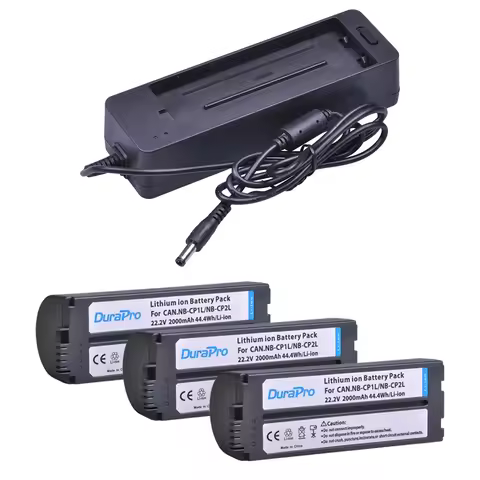 NB-CP2LH NB-CP2L Battery 2000mAh Rechargeable Batteries And Charger for Canon SELPHY NB-CP1L,CG-CP20