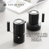 CAFEDE KONA Traveller Moka Pot  120ML double valve moka pot