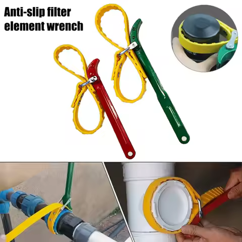 Adjustable Oil Fuel Filter Removal Strap Wrench Tool Belt 8/12inch Heavy Duty T u Strap Opener Cartr
