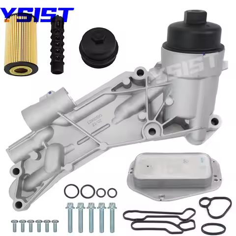 Engine Oil Cooler Oil Filter Assembly Adapter for Chevy Pontiac Saturn 1.6L 1.8L Cruze Malibu G3 Ave
