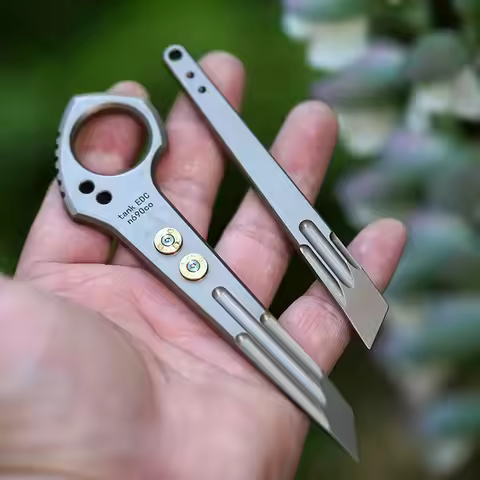 Suitable for Bole n690 steel high hardness edc crowbar tactical thorn tough sixth finger