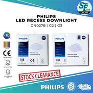 PHILIPS DN027B LED Recessed Downlight | Round / Square | 3000K / 4000K / 6500K