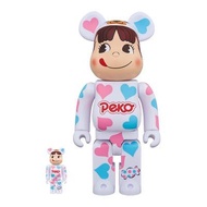 Be@rbrick Kigurumi Peko Heart 400% + 100%