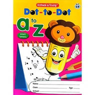 [ Kohwai & Young ] Preschool Activity Books Dot To Dot Small Letters a To z I25