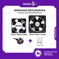FunTech Shinoe Server Fan 12cm / 16cm Ventilation Fan For Server Rack Mount AC 220V 240V Cooling Fan