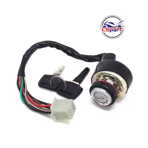 Ignition Switch Key 6 Wire 50 70 90 110 125cc 250 Kazuma Meerkat Falcon Roketa ATV