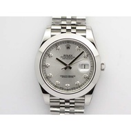 DL Datejust II 41mm Jub Smt SS/SS Silver Diam Noob A3235