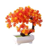 Simulation Fake Potted Bonsai Tree Year Artificial Party New Ornament Christmas Decor Home Desk Plant