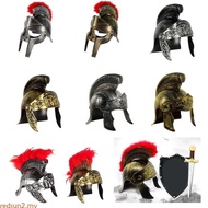 redsun2 Medieval Knight Helmet Knight Hat Ancient European Soldier Photography Props