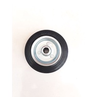 Wheels only 4 inch rubber wheels caster 4 in trolley cart wheels trolley unit price