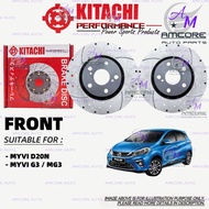 PERODUA MYVI D20N MG3 GEN3 / MYVI 2018 - BRAKE DISC ROTOR / KITACHI PERFORMANCE SPORT DISC BRAKE ROT