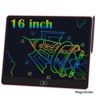 LCD 16 Inch Writing Tablet Doodle Board Drawing Tablet for Kids Reusable Electronic Drawing Pad
