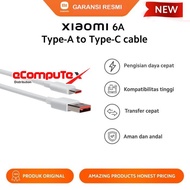 XIAOMI CABLE TYPE-A TO TYPE-C 6A MI CABLE 6 FAST CHARGINGa - OFFICIAL