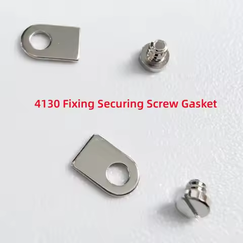 4130 Watch Movement Accessories Stainless Steel 1 Set Fixing Securing Screw Gasket Fit for 4130 Movm