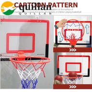 QUILLAN Mini Basketball Hoop for Kids, Backboard Safety Indoor Basketball Hoop Set, Exercise Basketb