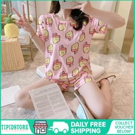 Terno Pajama set Korean Fashion For Adult Sleepwear Set For Women Free Size Fit to Small to Large