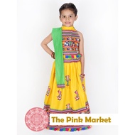 SG Local Seller Diwali Indian Traditional Kids Costumes/Racial Harmony Dress lehenga choli