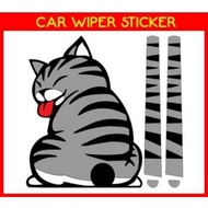 Car Wiper - Cat Grey