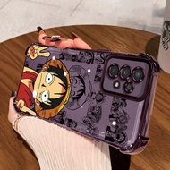 HP Phone Case for Samsung A13 Case Anime Luffy Phone Case Drop-Layer Airbag Silicone Case Softcase P