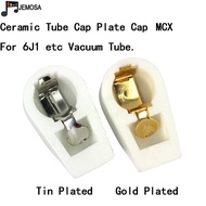 10PCS Ceramic 7.4mm Vacuum Tube Anode Cap Grip Plate Cap MCX for 6J1 Cacuum Tube  Vintage amplifier 