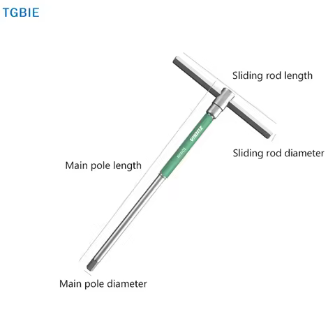 [TL]【TL】T/L 2/2.5/3/4/5/6/8/10mm Torx Screwdriver T Type Allen Hex Wrench Chrome T-shaped Hand Tool 
