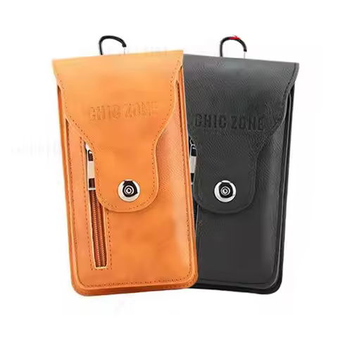 Phone Pouch For iPod Touch 7 6 Magnetic Flip Leather Phone Case For iPod Touch 6 5 4 Belt Clip Waist