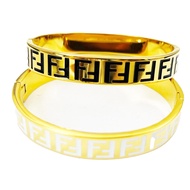 F Letter Bangle Stainless Steel Unfade Women Bangle