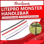 Litepro Monster Handlebar | Lightweight Aluminium Alloy Foldie Bicycle Handle | Folding Bike Straight Handlebar