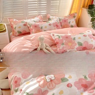 %Pure cotton duvet cover, single piece, all cotton, for student dormitories.Single-person duvet cove