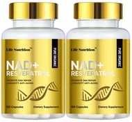 240 Capsule-1000MG NAD+ Resveratrol Boosting Supplement More Efficient Than NMN Nicotinamide Ribosid