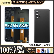AAA+++ 6.5" New LCD For Samsung Galaxy A32 5G A326 LCD With Frame Touch Screen Digitizer For Samsung