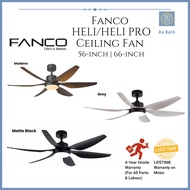 [Free Deliver] FANCO Heli / Heli Pro (56/66 inch) Ceiling Fan W 3 Tone LED Light Kit and Remote Control