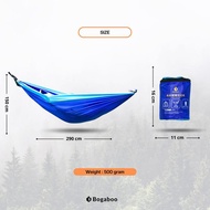 New Arrival Hammock Tabish Double Two colour bogaboo jumbo size dobel 290x150cm siap pakai 3-6 orang