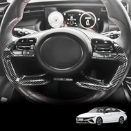 YOUTOOCAR Steering Wheel Cover Trim Compatible with Hyundai Tucson NX4 Hyundai Elantra CN7 Hyundai S