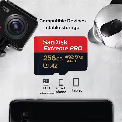 Sandisk V30 Micro SD Extreme Pro Card Memory Card 32GB 64GB 128GB 256GB 512GB T-Flash for Steam Deck