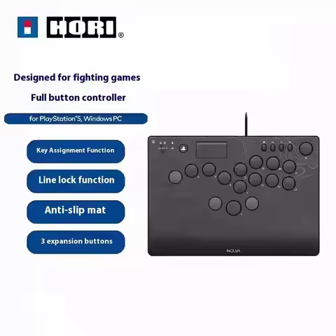 HORI NOLVA HitBox 15Keys Mechanical Controller For Fighting Game Customized Full Keys Arcade Control