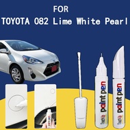 FOR TOYOTA 082 Lime White Pearl Professional Grade Scratch Repair Pen and Touch Up Paint