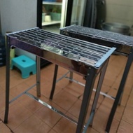 Panggangan arang besar Stainless/panggangan ayam bakar panggangan sate