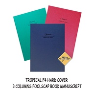 Tropical F4 Hard Cover 3 Columns Foolscap Book Manuscript