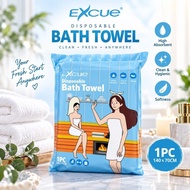 EXCUE Disposable Bath Towel 140x70cm | Tuala Mandi Pakai Buang | Travel, Umrah, Hospital & Hotel | 1