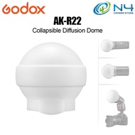 Godox AK-R22 Diffusion Dome Flash Diffuser Modifier fo Godox V1 Series Flashes AD100PRO AD200PRO Pho