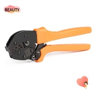 BEAUTY Crimping Pliers, Alloy Steel Yellow Wire Strippers, Durable Wiring Tools Cable