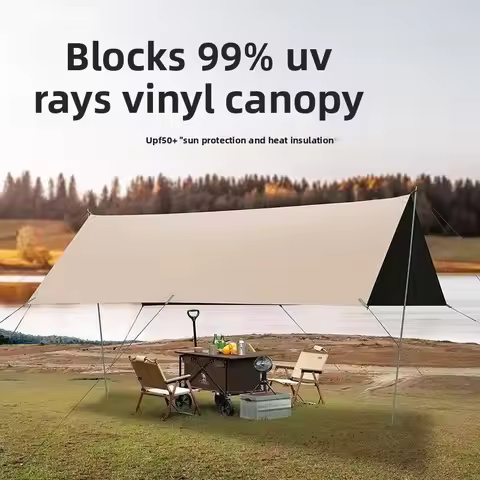 Forest Bee Factory Outdoor Vinyl Sunshade Canopy Tent Butterfly Shapes Hexagon Octagon Silver Coated