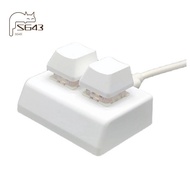 2 Keys Macro Programming Keyboard RGB Mini Keyboard Gaming Drawing Red Switch Custom Keyboard OSU Ga