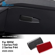 2020-2024 BMW F40 F44 Passenger Side Glove Box Switch Trim Decal Genuine Carbon Fiber Interior Modif
