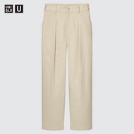Uniqlo U U系列U 打褶 工作 米白 67