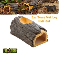 Exo Terra Wet Log Ceramic Hide Out Reptile Hiding Cave Small / Medium / Large reptile sleeping area