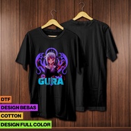 / T-Shirt Hololive EVIL GURA T-Shirt DTF Screen Printing