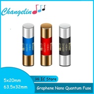 1PCS 5*20mm HIFI Graphene Nano Quantum Fuse CD Audio Amplifier Tube Amp Fuse Slow Blow Fuse Y
